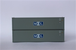 Jacksonville Terminal Company 405051 N MOL 40' HC Container 2 pk