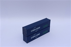 Jacksonville Terminal Company 405067 N CMA CGM 40' Contain 2 pk