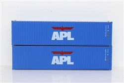Jacksonville Terminal Company 405107 N APL 4O' Container 2 pk