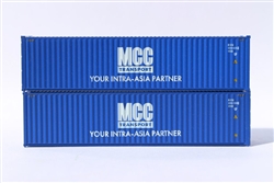 Jacksonville Terminal Company 405115 N Mc Trans 40' Container Cube 2 pk