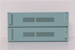 Jacksonville Terminal Company 405118 N Transameric 4O' Container 2 pk