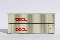 Jacksonville Terminal Company 405304 N Oocl 40' Container 2 pk