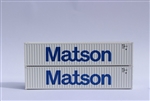 Jacksonville Terminal Company 405310 N Matson 40' Container 2 pk