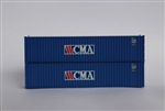 Jacksonville Terminal Company 405506 N CMA 40' Contaner 2 pk