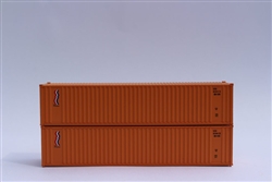 Jacksonville Terminal Company 405509 N Sea 40' Container 2 pk