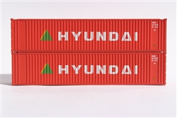 Jacksonville Terminal Company 405557 N Hyundai 40' Container 2 pk
