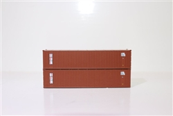 Jacksonville Terminal Company 405601 N Trans Freig 40' Container 2 pk