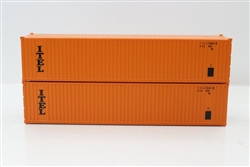 Jacksonville Terminal Company 405607 N Itel 40' Contain 2 pk
