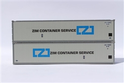 Jacksonville Terminal Company 405664 N Zim 40' Container 2 pk