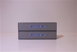 Jacksonville Terminal Company 405667 N US Lines 40' Container 2 pk