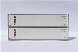Jacksonville Terminal Company 405668 N Dart 40' Container 2 pk