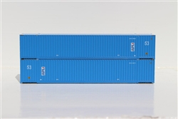 Jacksonville Terminal Company 535005 N APL Fade 53' Contain 2 pk