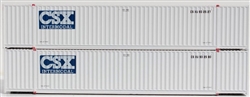 Jacksonville Terminal Company 535009 N CSX Reve Log 53' Container 2 pk