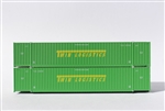 Jacksonville Terminal Company 537013 N Twin Logist 53' Container 2 pk