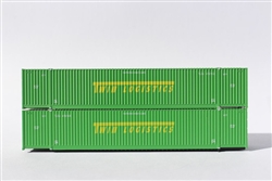 Jacksonville Terminal Company 537013 N Twin Logist 53' Container 2 pk