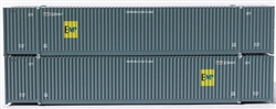 Jacksonville Terminal Company 537037 N Emhu Faded 53' Container 2 pk