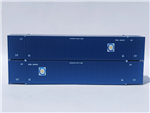 Jacksonville Terminal Company 537073 N FEC 53' Container Set #2