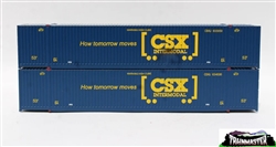 Jacksonville Terminal Company 537091 N CSX 53' Container 2 pk Set #2