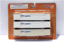Jacksonville Terminal Company 537104 N Stg & XPO Container Set 1 3 pk