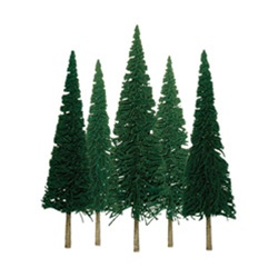 JTT 92003 HO Pine Trees 4-6" Pkg 24