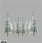 JTT 92006 Snow Spruce 2-4" 36Pk