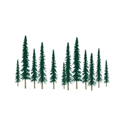 JTT 92009 Conifer 1-2" 55 Pieces