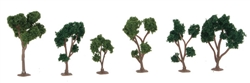 JTT 92128 Deciduous Trees Super Scenic Series Green 1-1/2 to 2" Pkg 10