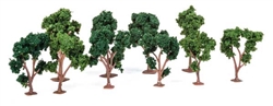 JTT 92130 Deciduous Trees Super Scenic Series Green 2 to 3" Pkg 10