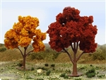 JTT 92133 Deciduous Trees Super Scenic Series Autumn 4 5" Pkg 4
