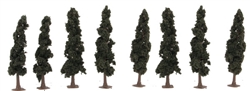 JTT 92134 Evergreen-Conifer Trees Super Scenic Series 4-1/4 4-5/16" pkg 8