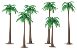 JTT 92136 Palm Trees Super Scenic Series 3 to 5" Pkg 6