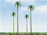 JTT 94239 HO Professional Series Palm Trees 4" Tall pkg 3         