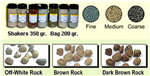 JTT 95338 Gravel Brown Rock Shaker