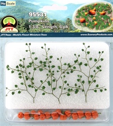 JTT 95531 HO Pumpkins 1-3/8" Long Pkg 6