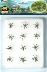 JTT 95533 HO Ferns 5/8" Wide Pkg 12
