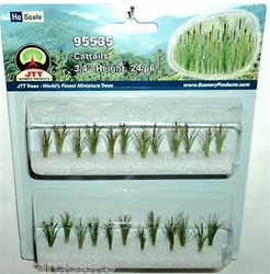 JTT 95535 HO Cattails 3/4" Pkg 24