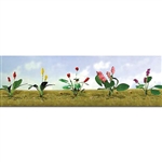 JTT 95561 HO Assorted Flower Plants Set #2 Pkg 10