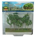 JTT 95617 Woods Edge Trees Green 3 to 3-1/2" Pkg 9