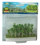 JTT 95619 Woods Edge Trees pkg 20 Pastel Green 2 to 2-1/2"