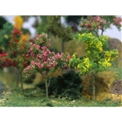 JTT 95631 Flower Trees Red Pink Yellow Purple 3/4"-1"     