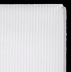 JTT 97401 N Patterned Plastic Sheet 2-Pack Corrugated Metal Siding 7-1/2 x 12" 