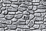 JTT 97442 HO Patterned Plastic Sheet 2-Pack Field Stone 7-1/2 x 12" 