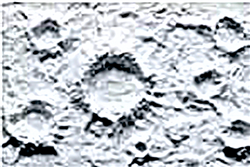 JTT 97459 Patterned Plastic Sheet 2-Pack Large Moon & War/Bomb Craters 7-1/2 x 12" 
