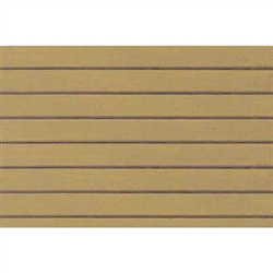 JTT 97461 G Patterned Plastic Sheet 2-Pack Clapboard Siding 7-1/2 x 12" 
