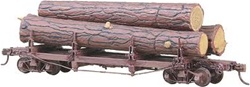 Kadee 103 HO Truss Log Car w/Load Kit Undecorated
