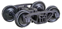 Kadee 1566 HO Barber S-2-B 70-Ton Friction Bearing Self-Centering HGC Trucks Code 88 33" Smooth-Back RP-25 Wheels 1 Pair