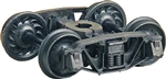 Kadee 1571 HO Andrews Trucks w/33" Code 88 Ribbed-Back Metal Wheels Pkg 2