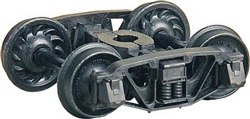 Kadee 1571 HO Andrews Trucks w/33" Code 88 Ribbed-Back Metal Wheels Pkg 2