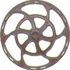 Kadee 2021 HO Equipco Type Brake Wheels Pkg 8 Dark