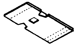 Kadee 204 HO #20 Minimum Space Adaptor Plate use w/ #4